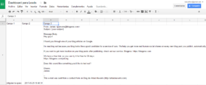 Importar datos de gmail a google sheets