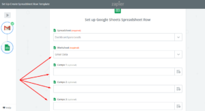 importar datos de gmail a hoja de cálculo de Google