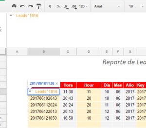 columna fecha google sheets