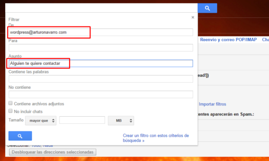 filtros para etiquetas gmail configuracion